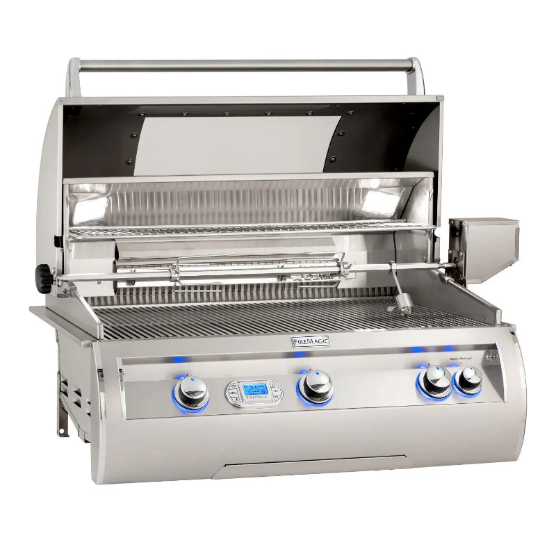 Fire Magic 790 Contemporary Grill Island With Refrigerator - ID790-SMR-115BA - view 3