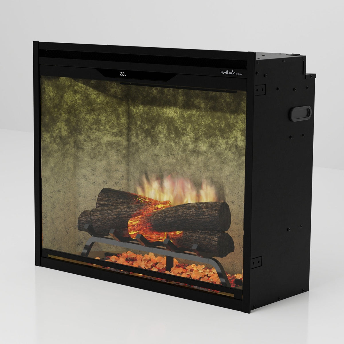 Dimplex REV30-WC Revillusion 30in Built-In Firebox - Weathered Concrete
