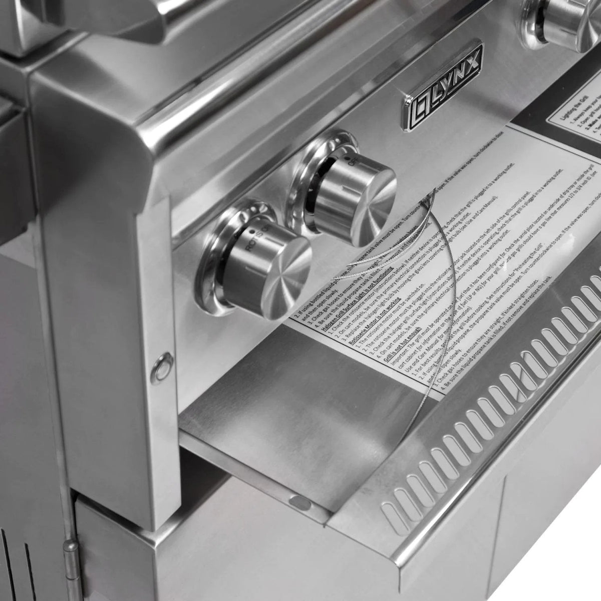 Lynx Professional 42-Inch Built-In All Infrared Trident Propane Grill With Rotisserie - L42ATR-LP