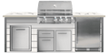 XO Appliance XLT Ready-to-Assemble Outdoor Kitchen Island (XO-XOGOK32XLTV1WH)
