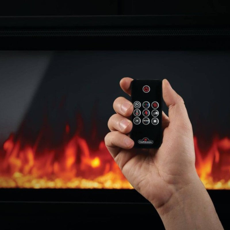 Napoleon Entice 42" Built-In/Wall Mount Linear Electric Fireplace - view 5