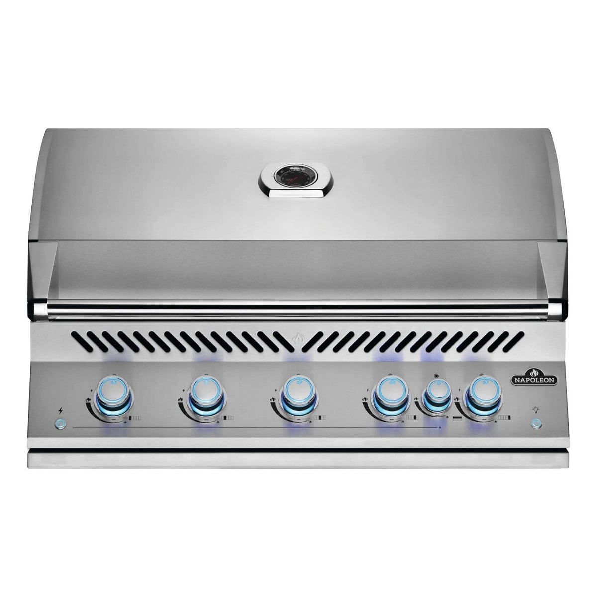 Napoleon 700 Series 5-Burner 38-Inch Built-In Propane Grill w/ Rotisserie & SafetyGlow