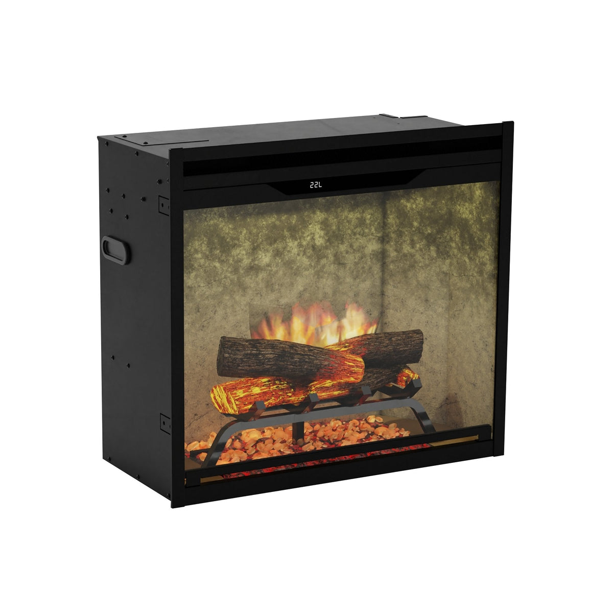 Dimplex Revillusion 24in Electric Fireplace Insert - Weathered Concrete - REV24-WC - view 5
