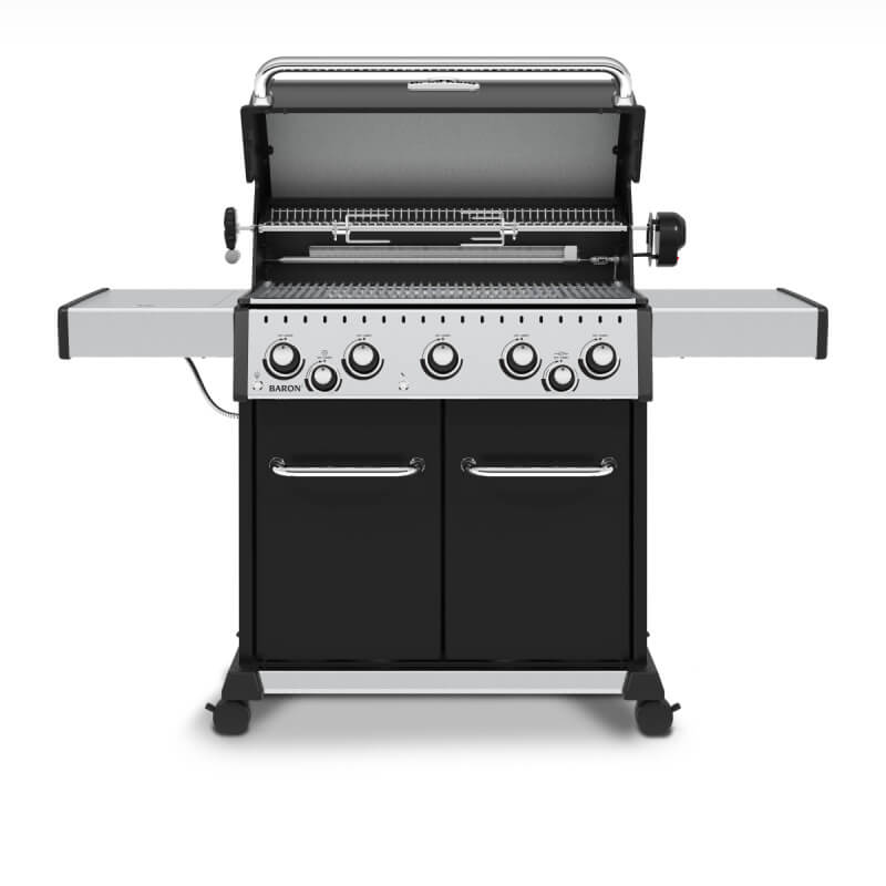 Broil King Baron 590 PRO 5-Burner Propane Gas Grill With Rotisserie & Side Burner - view 2