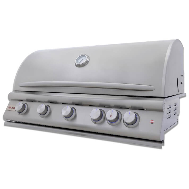 Blaze Sunset 10-Ft Outdoor Kitchen Island w/ 40-Inch Premium LTE+ Grill in Architectural Bronze w/ Aeris Countertop