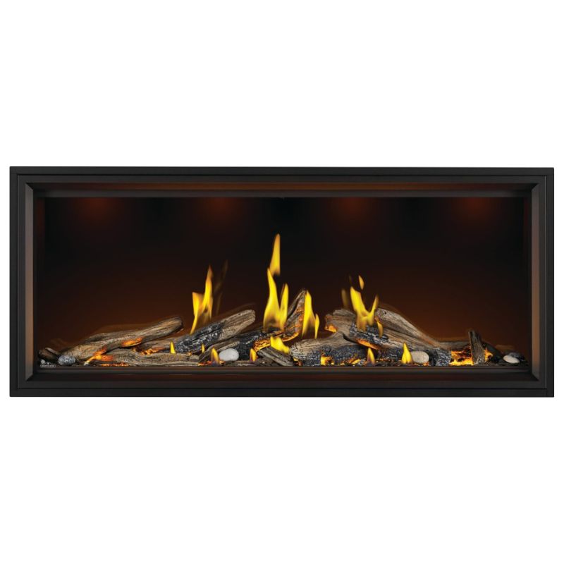 Napoleon Tall Vector with Luminous Logs 62" Direct Vent Linear Gas Fireplace | TLV62LN - view 11