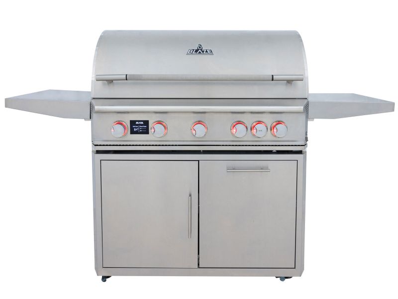Blaze LTE PRO 40-Inch 5-Burner Gas Grill With Rear Infrared Burner & Rotisserie with Cart - view 3