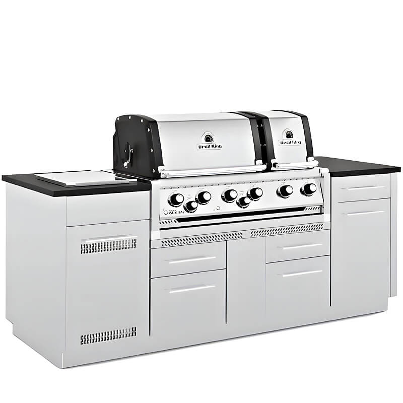Broil King Imperial S 690i 6-Burner Natural Gas Grill Center - view 2