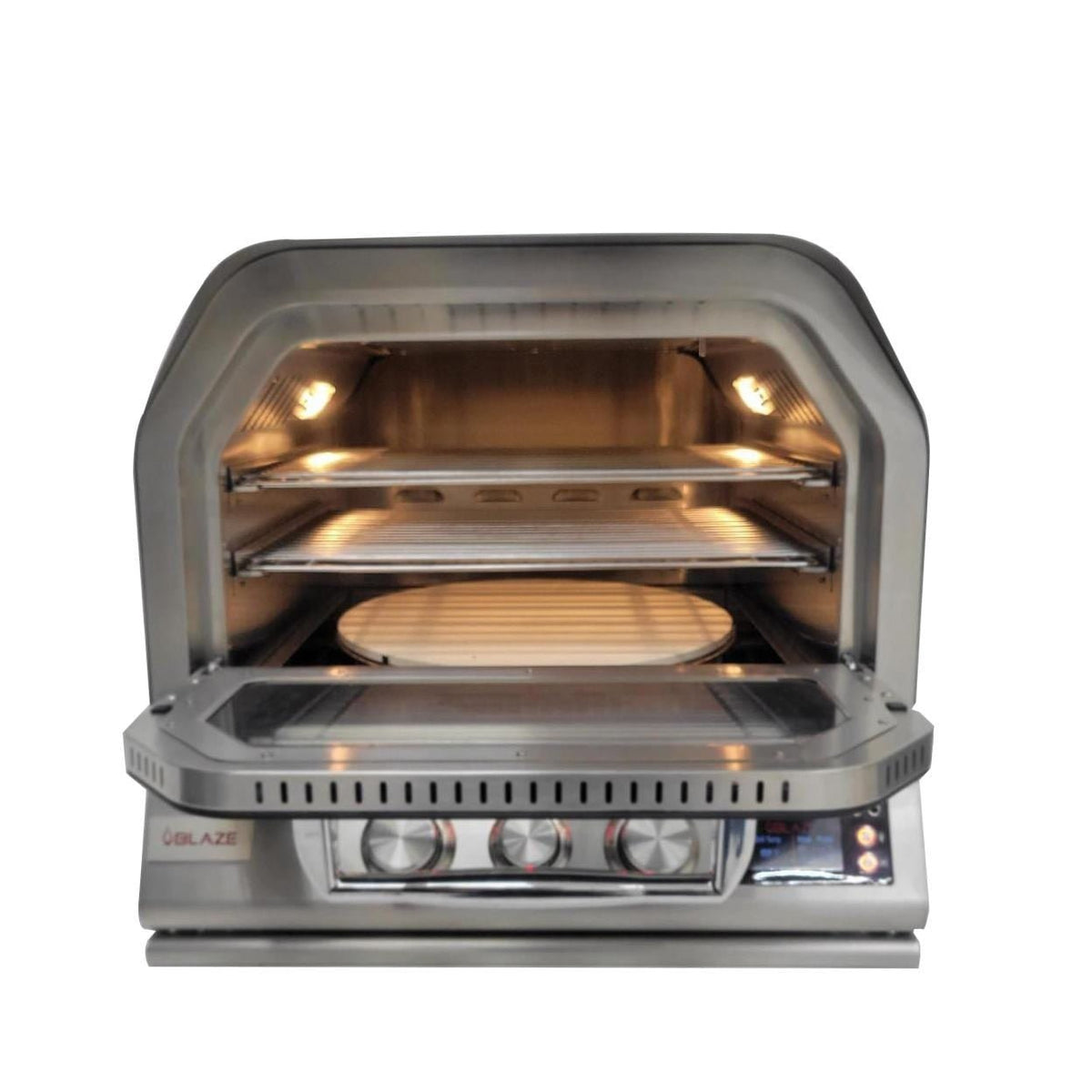 Blaze 26-Inch Countertop Built-In Gas Outdoor Pizza Oven W/ Rotisserie - BLZ-26-PZOVN - view 9