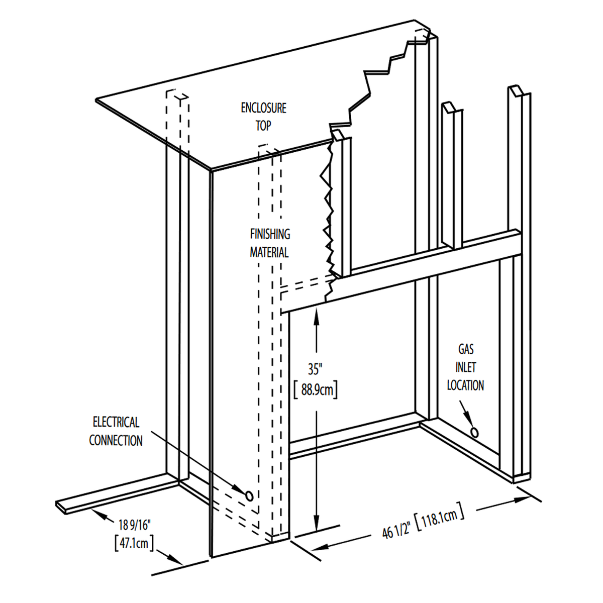 Napoleon Ascent 46 Direct Vent Gas Fireplace | B46 - view 6