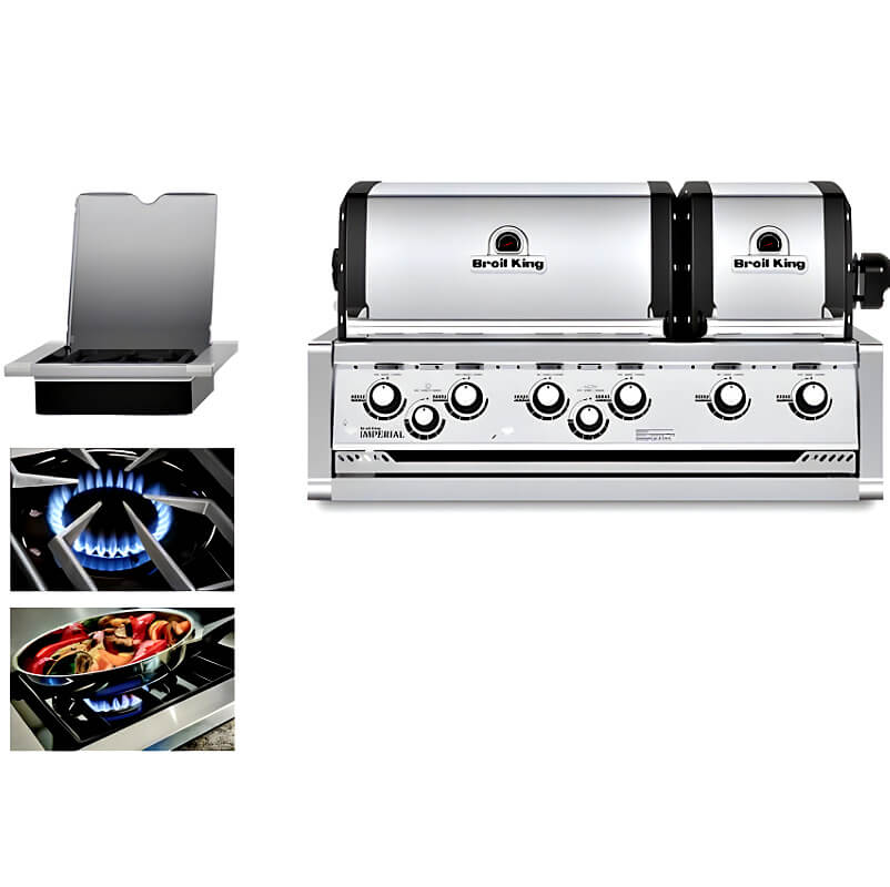 Broil King Imperial S 690i 6-Burner Natural Gas Grill Center - view 9