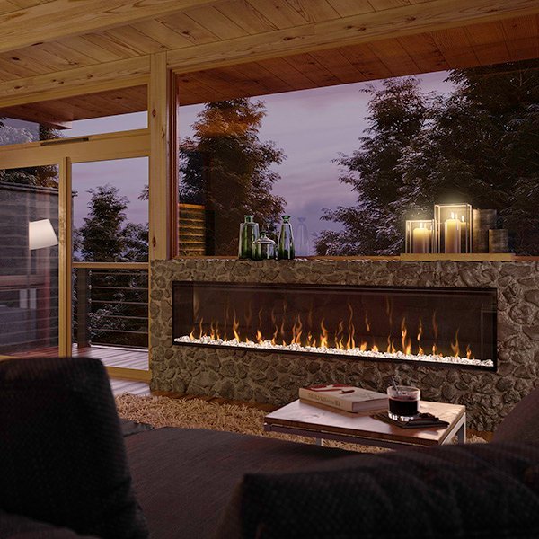 Dimplex IgniteXL 74-Inch Linear Indoor/Outdoor Built-In Electric Fireplace - XLF74 - view 5