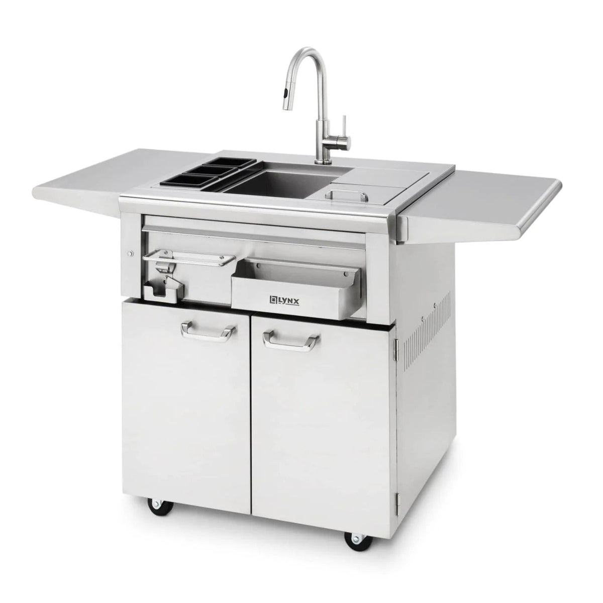 Lynx 30-Inch Freestanding Cocktail Station With Sink & Ice Bin Cooler - view 3