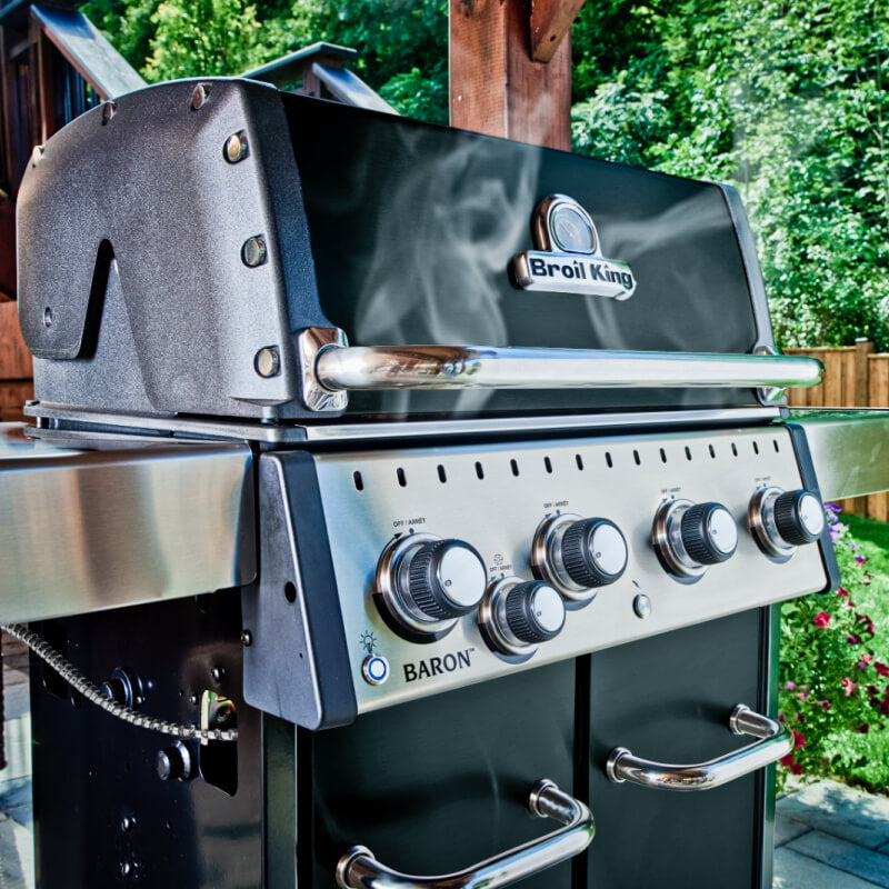 Broil King Baron 440 PRO 4-Burner Propane Gas Grill With Side Burner - view 6