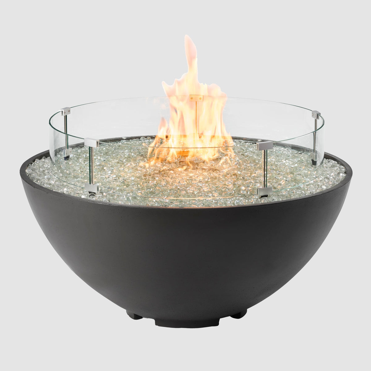 The Outdoor GreatRoom Cove Edge Round Gas Fire Pit Bowl 42" - view 6