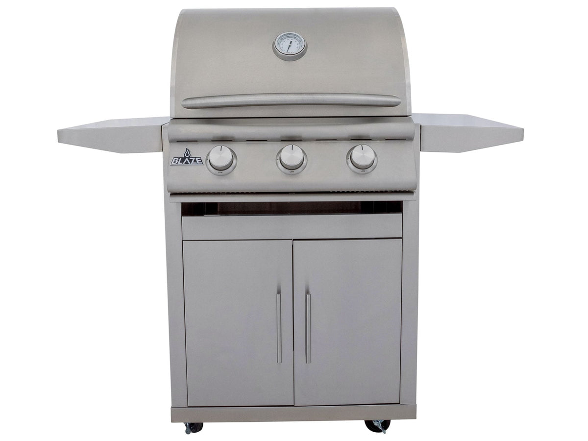 Blaze BCM 25-Inch 3-Burner Freestanding Propane Gas Grill On Cart - view 2