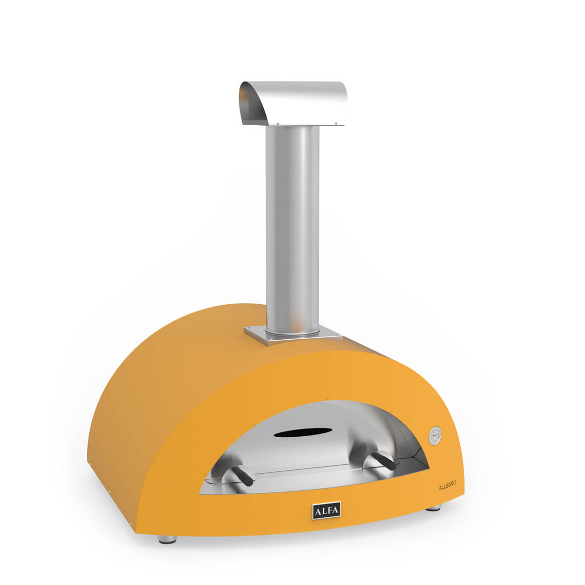 Alfa Forni Allegro 39-inch Wood-Fired Countertop Pizza Oven - Yellow - view 11