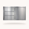 American Made Grills 36" Deluxe 3-Drawer with Single Access Door Combo