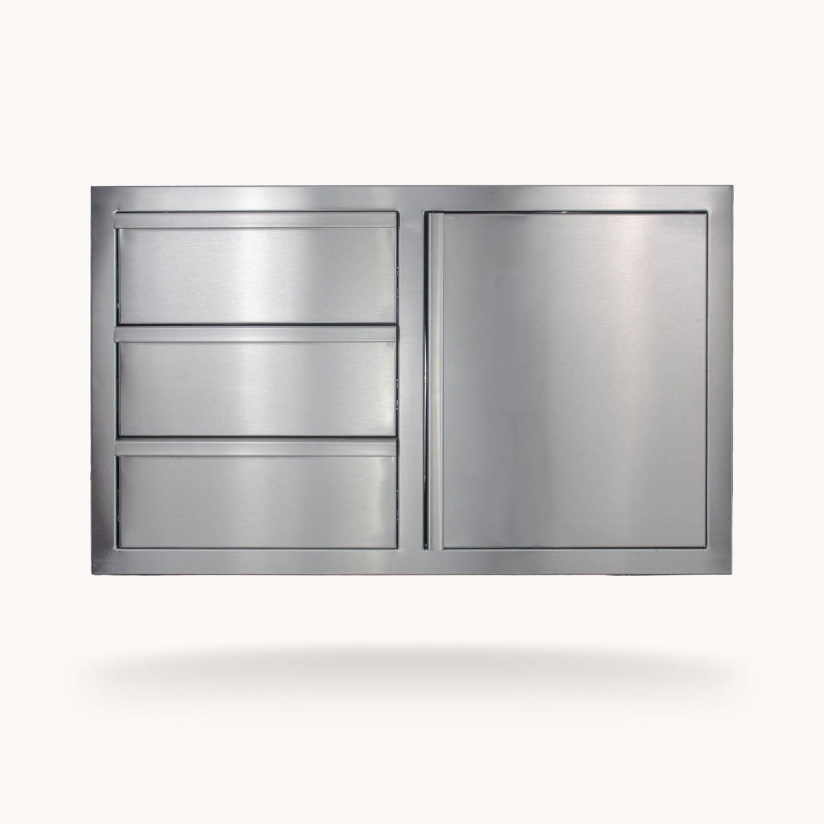 American Made Grills 36" Deluxe 3-Drawer with Single Access Door Combo
