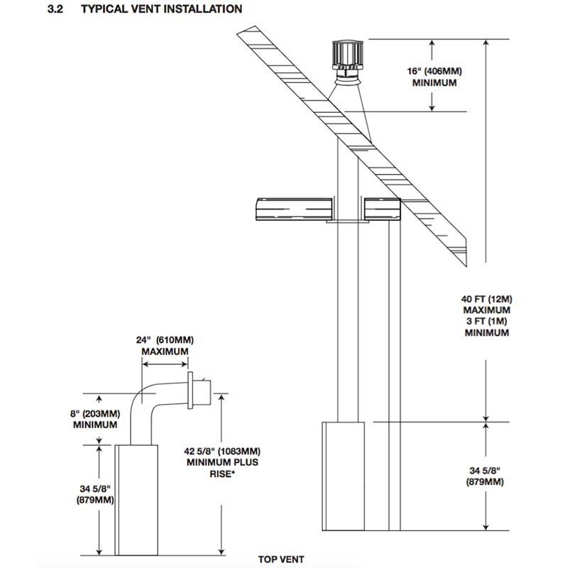 Napoleon Ascent 42 Direct Vent Gas Fireplace | B42 - view 6