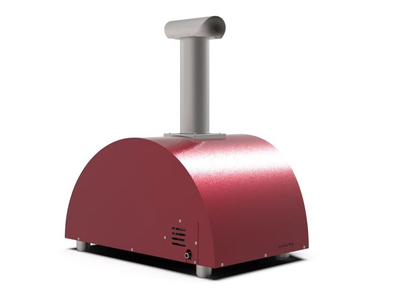 Alfa Moderno 2 Pizze 38-Inch Wood-Fired Pizza Oven - Antique Red - view 6