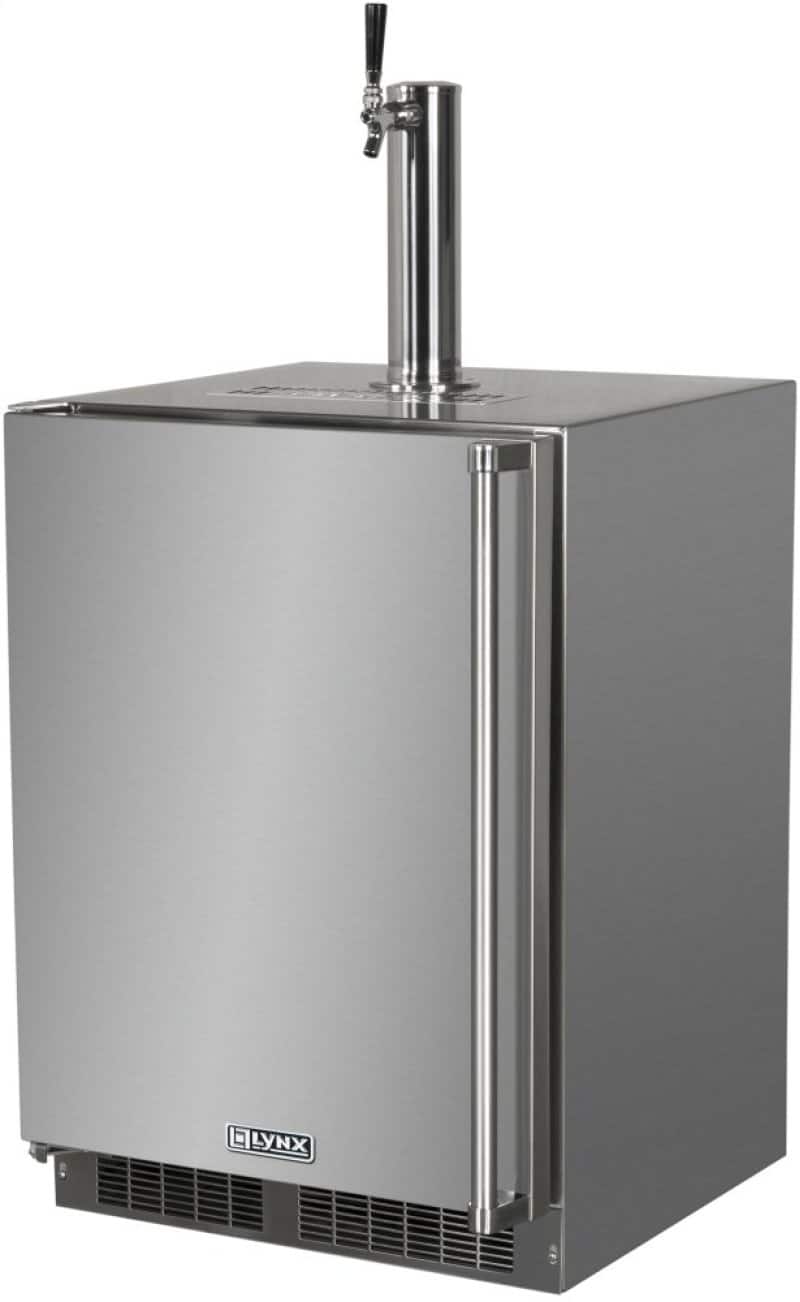 Lynx 24-Inch Outdoor Beverage Dispenser with Double Tap Tower - view 3
