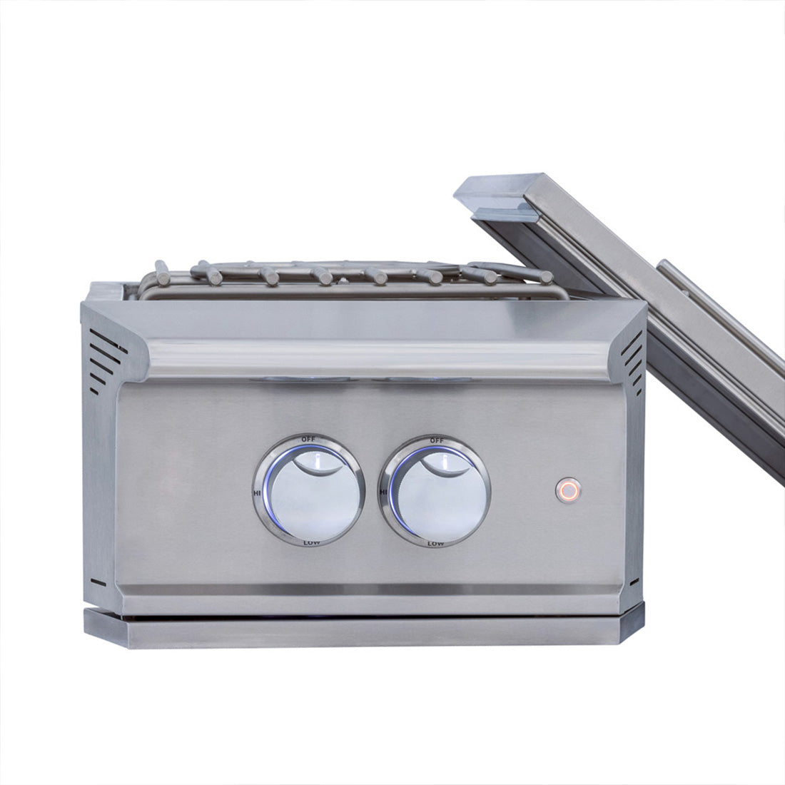 Blaze LTE Pro 60,000 BTU Built-In Propane Power Burner With Wok Ring & Lid
