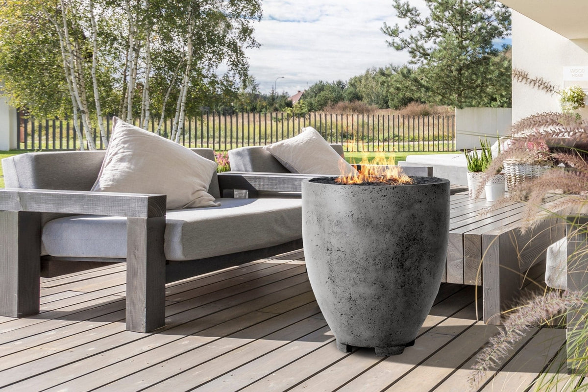 XO Round Fire Vessel Fire Pit - view 3