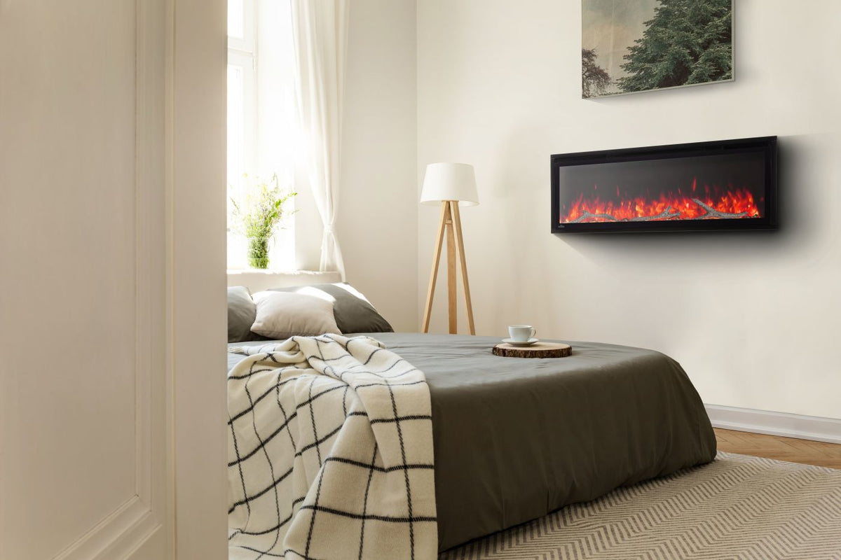 Napoleon Entice 42 Wall Mount Recessed Electric Fireplace | NEFL42CFH-1 - view 2