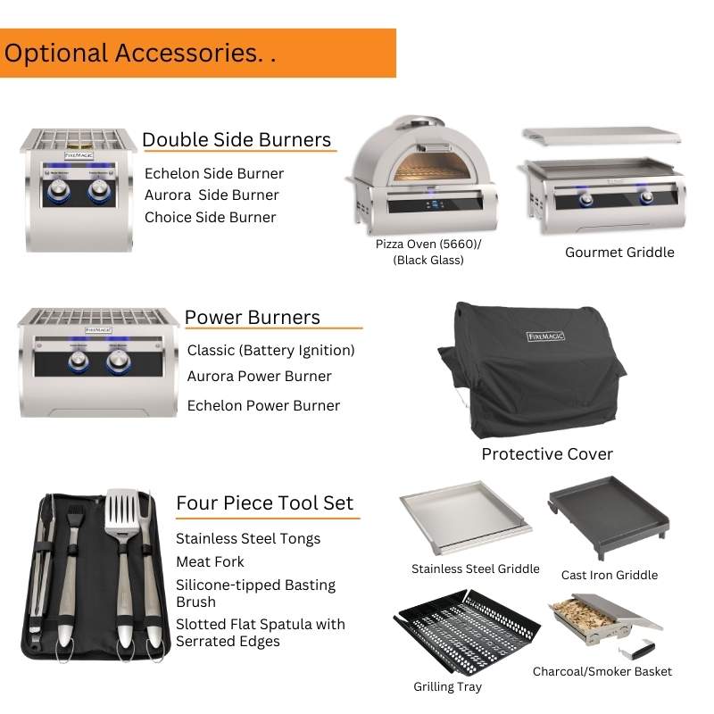 Fire Magic 48" Echelon Diamond E1060i Built-In Gas Grill with Digital Thermometer