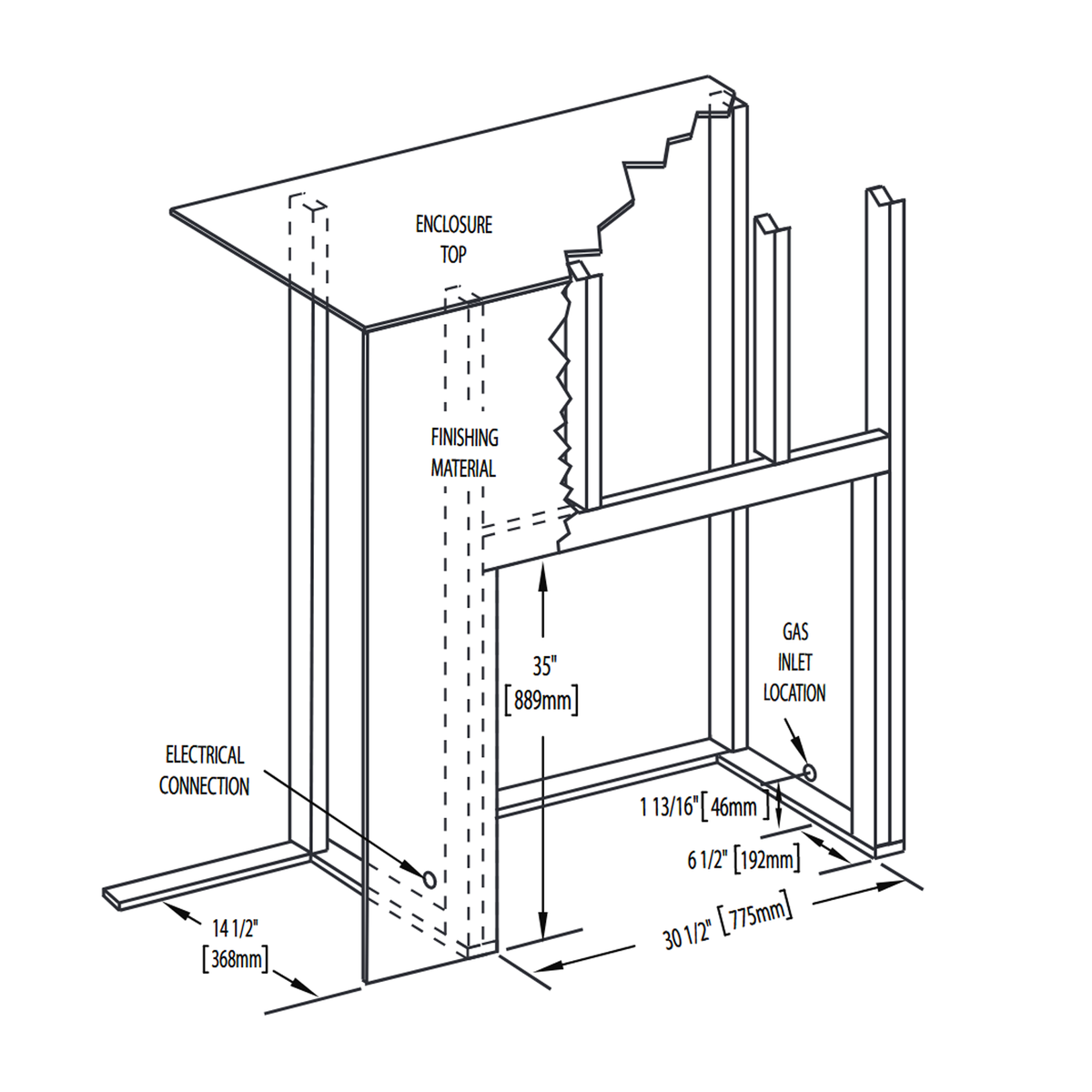 Napoleon Ascent 30 Direct Vent Gas Fireplace | B30 - view 7
