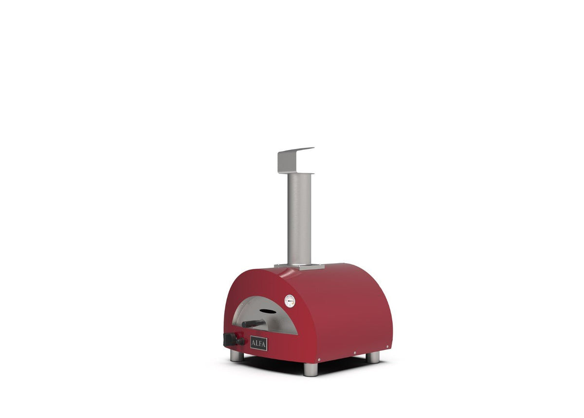 Alfa Moderno Portable Propane Gas Fired Pizza Oven - Antique Red - view 15