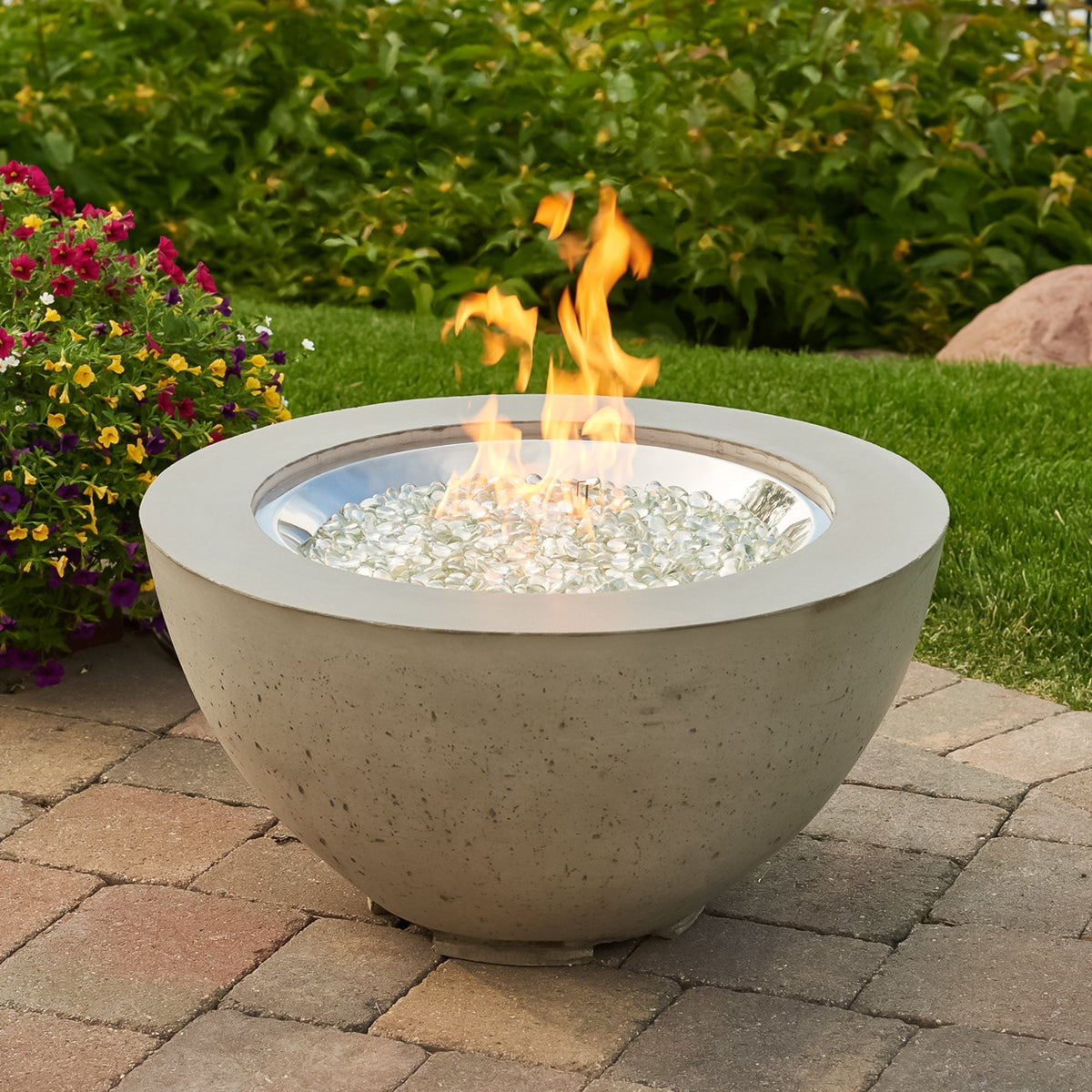 The Outdoor GreatRoom Cove Round Gas Fire Pit Bowl 29" - view 5