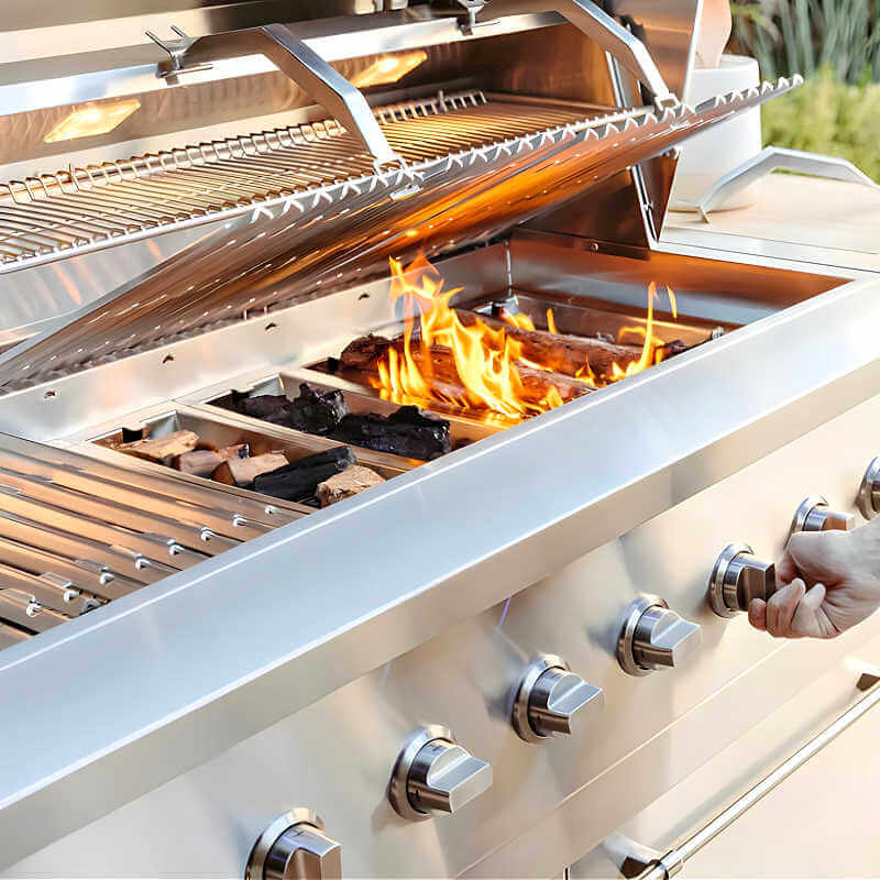 American Made Grills Encore 36 Inch Hybrid Built In Grill - view 3