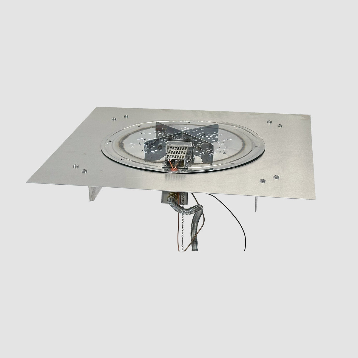 The Outdoor GreatRoom Crystal Fire Plus Square Gas Burner Insert and Plate Kit - view 4