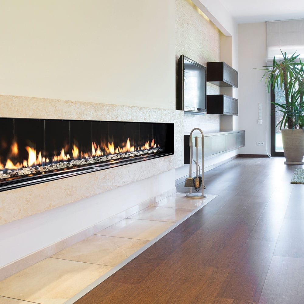 SÓLAS SEVENTY2 Slim-Line Built-In Gas Fireplace - Single-Sided - view 2
