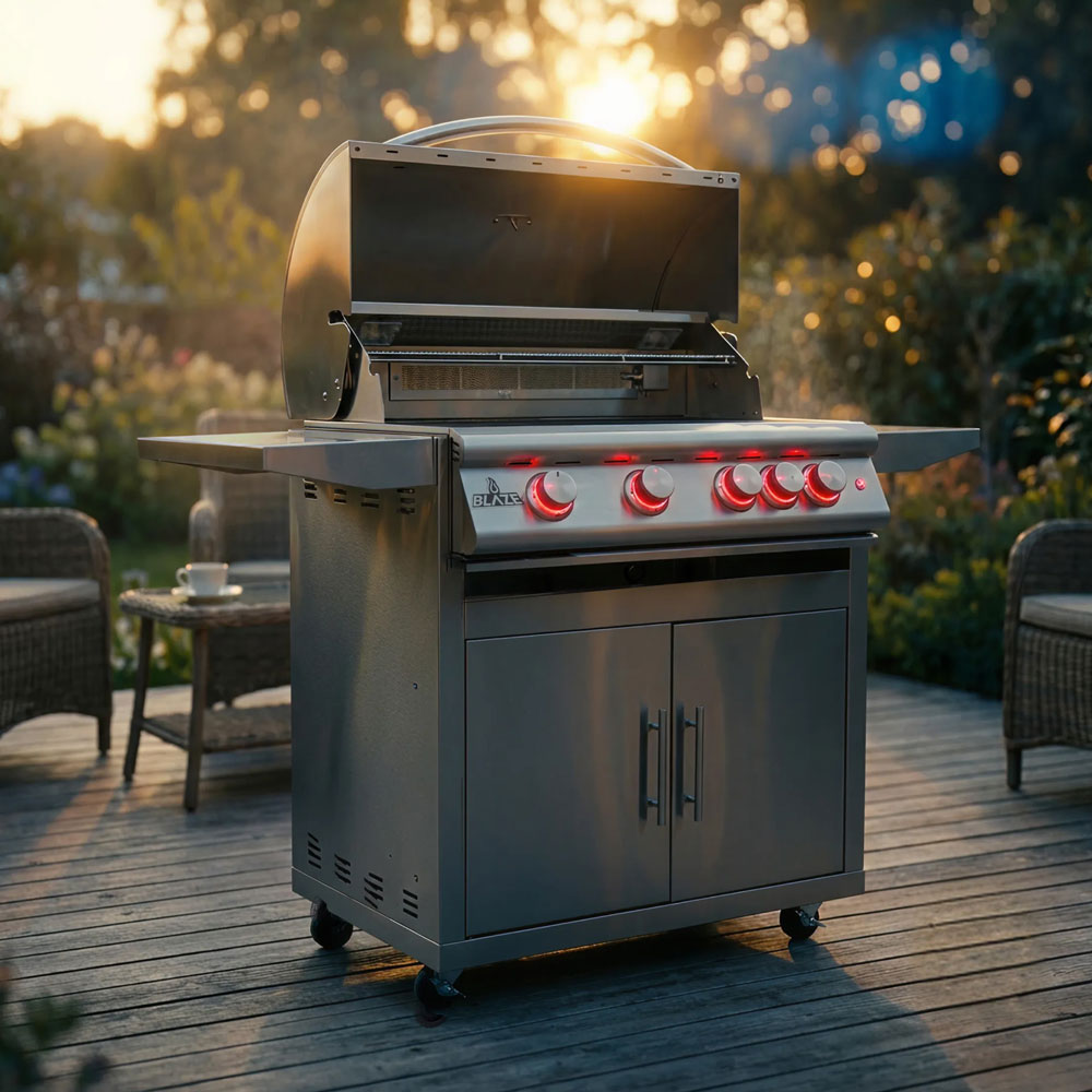 Blaze Premium LTE+ Gas Grill with Rear Burner and Built-in Lighting System – view 4