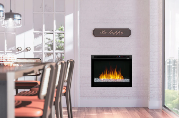 Dimplex Nova 23" Multi-Fire XHD Plug-in Electric Firebox - Acrylic Ice Ember Media Bed, XHD23G - view 9