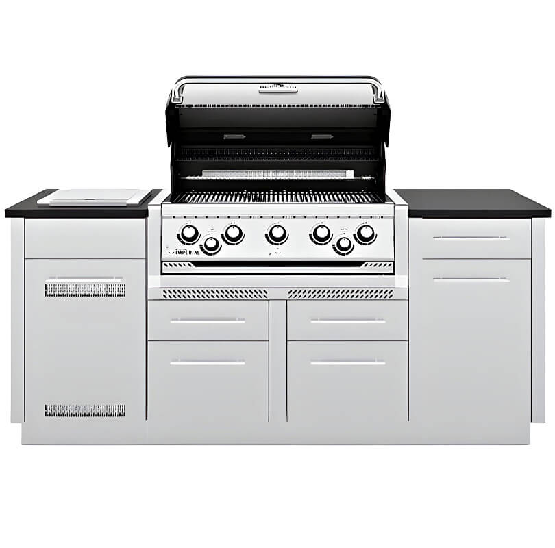 Broil King Imperial S 590i 5-Burner Natural Gas Grill Center - view 3