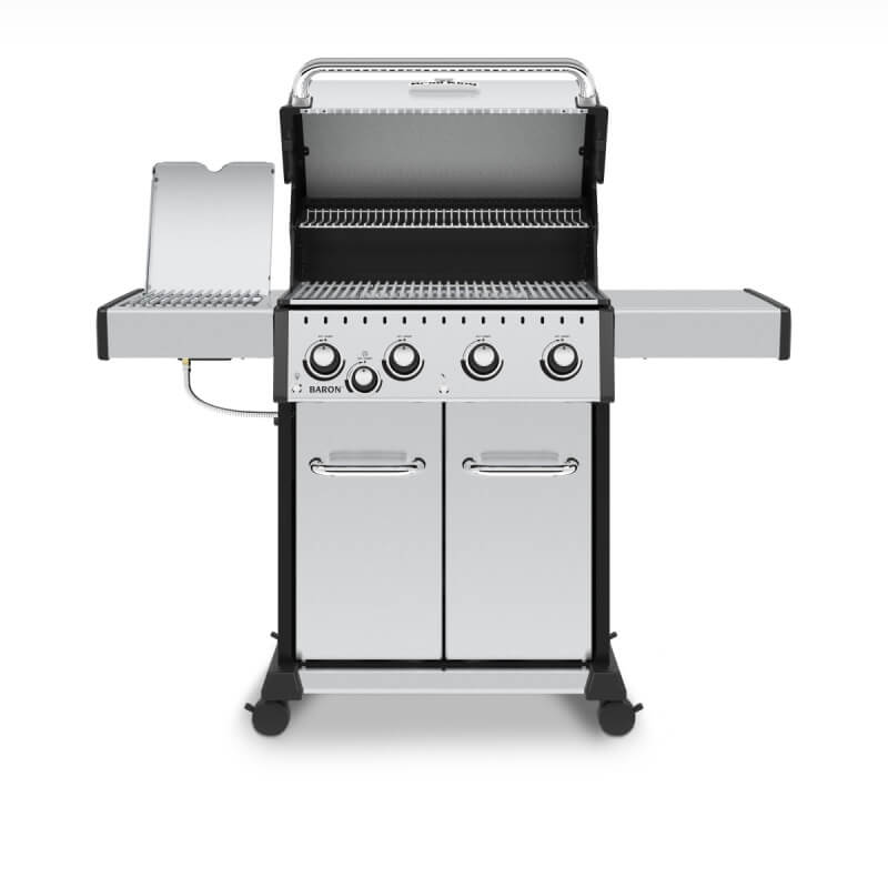 Broil King Baron S 440 PRO IR 4-Burner Gas Grill With Infrared Side Burner - view 5