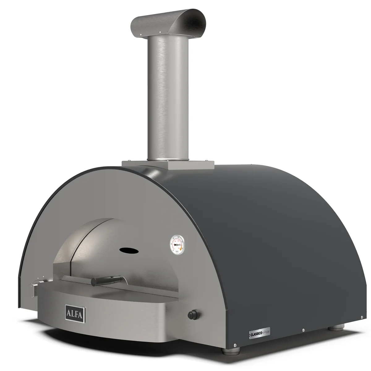 Alfa Classico 4 Pizze Gas Pizza Oven In Ardesia Grey - Countertop - FXCL-4P - view 11