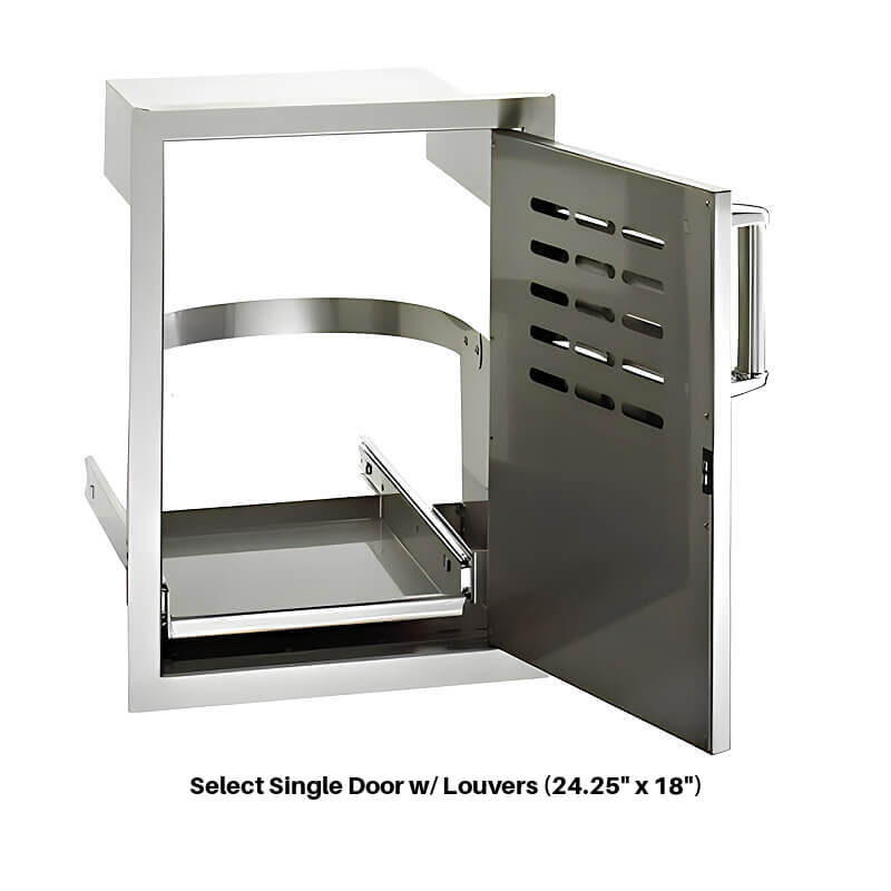 Fire Magic 790 Contemporary Grill Island With Refrigerator - ID790-SMR-115BA - view 35