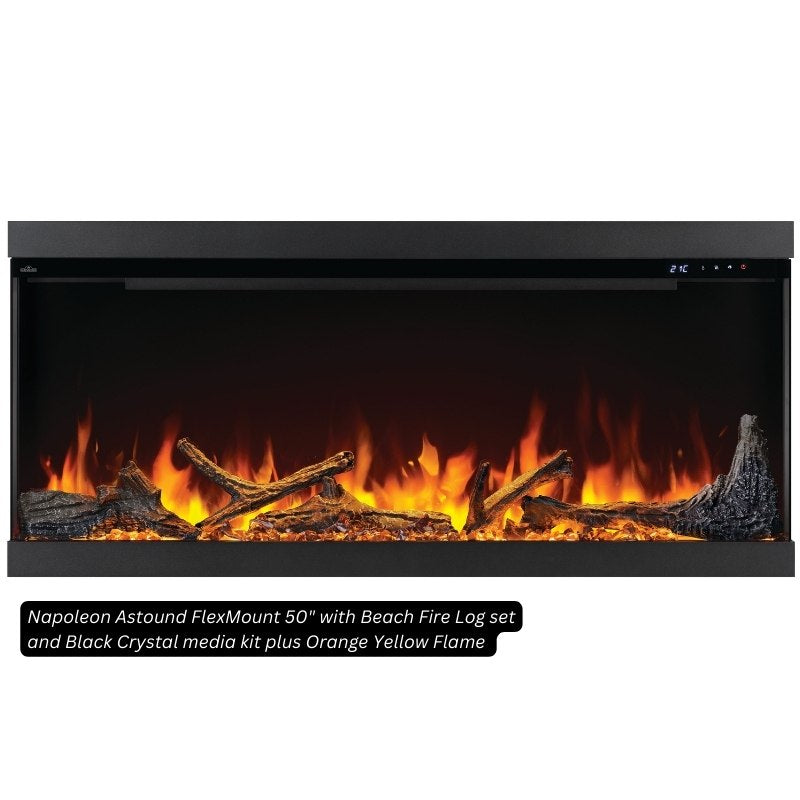 Napoleon Astound FlexMount 50" Linear Electric Fireplace - view 4
