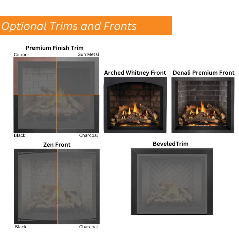 Napoleon Altitude X 36" Direct Vent Fireplace | AX36-2