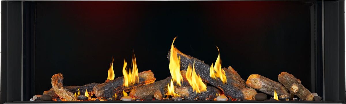 Napoleon Tall Bay Luxuria 62 Three-Sided Direct Vent Gas Fireplace | TLVX62LBN