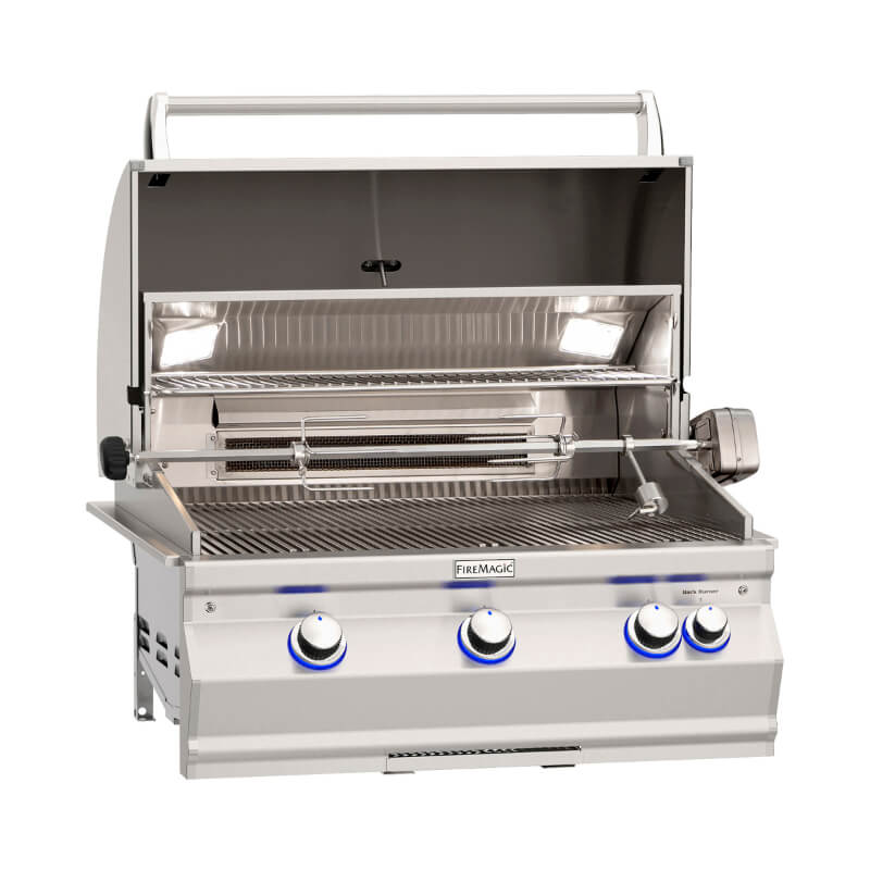 Fire Magic Aurora A660I 30-Inch Built-In Gas Grill with Rotisserie
