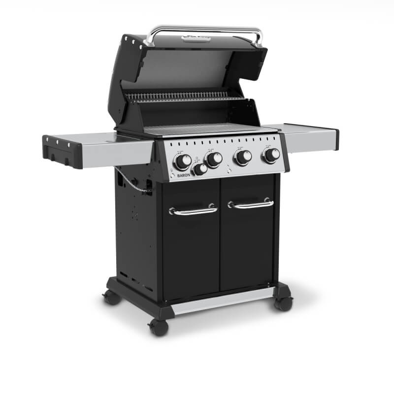 Broil King Baron 440 PRO 4-Burner Propane Gas Grill With Side Burner - view 4