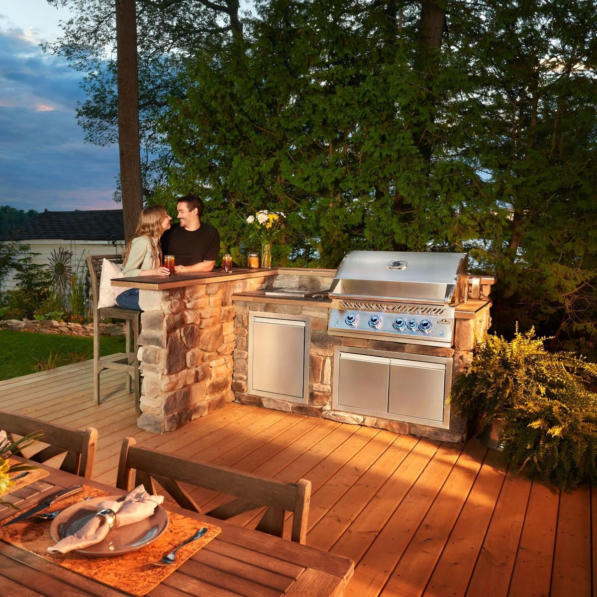Napoleon 700 Series 32-Inch Built-In Natural Gas Grill w/ Infrared Rear Burner, Rotisserie & SafetyGlow - view 11