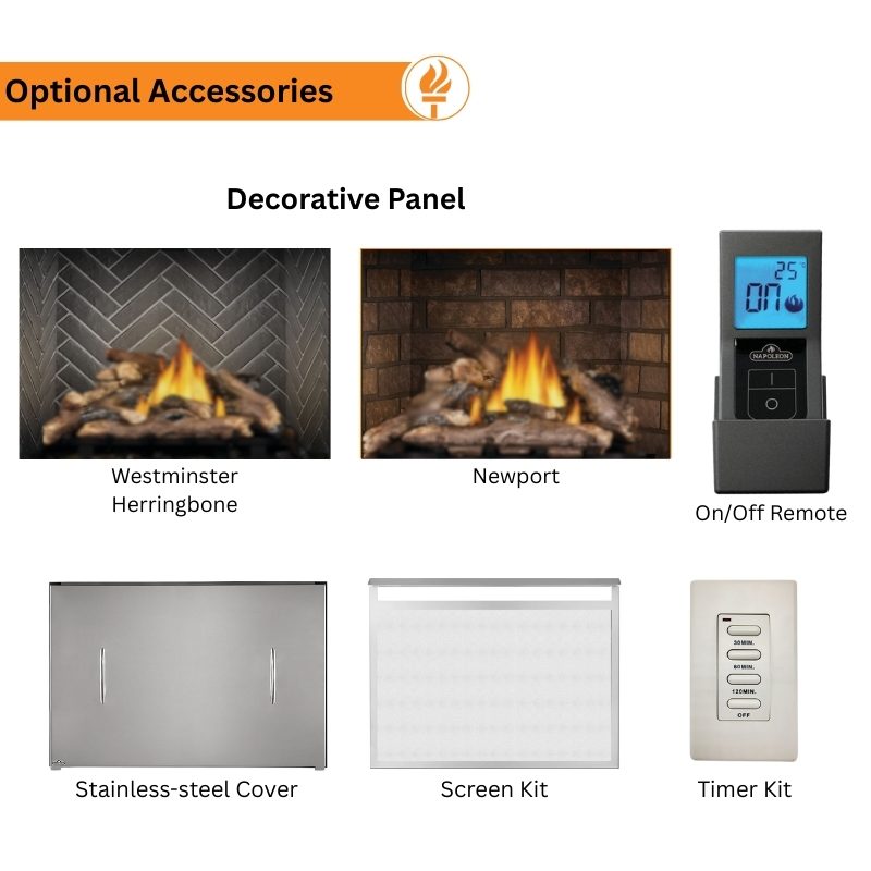 Napoleon Riverside 42" Outdoor Gas Fireplace - view 6