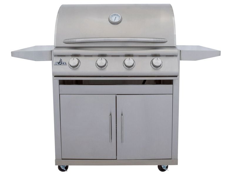 Blaze BCM 32-Inch 4-Burner Freestanding Propane Gas Grill On Cart